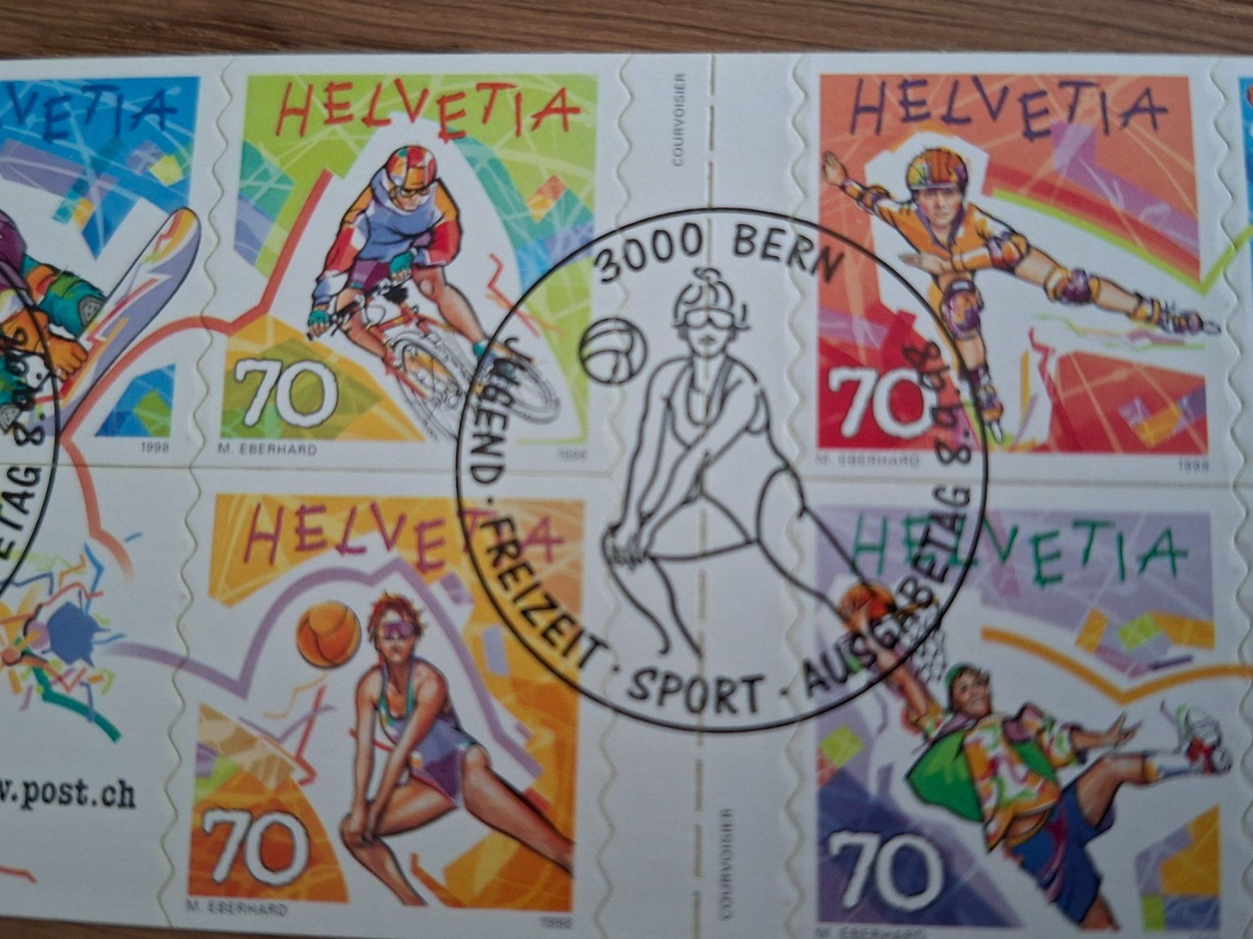 Tutti i francobolli: Doppel Block Marken: Trendsportarten – Nuovo (secondo la descrizione) da Hinterkappelen venduto da 1399 2