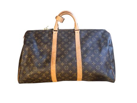 Vintage Louis Vuitton Monogram Keepall 50 Travel Bag