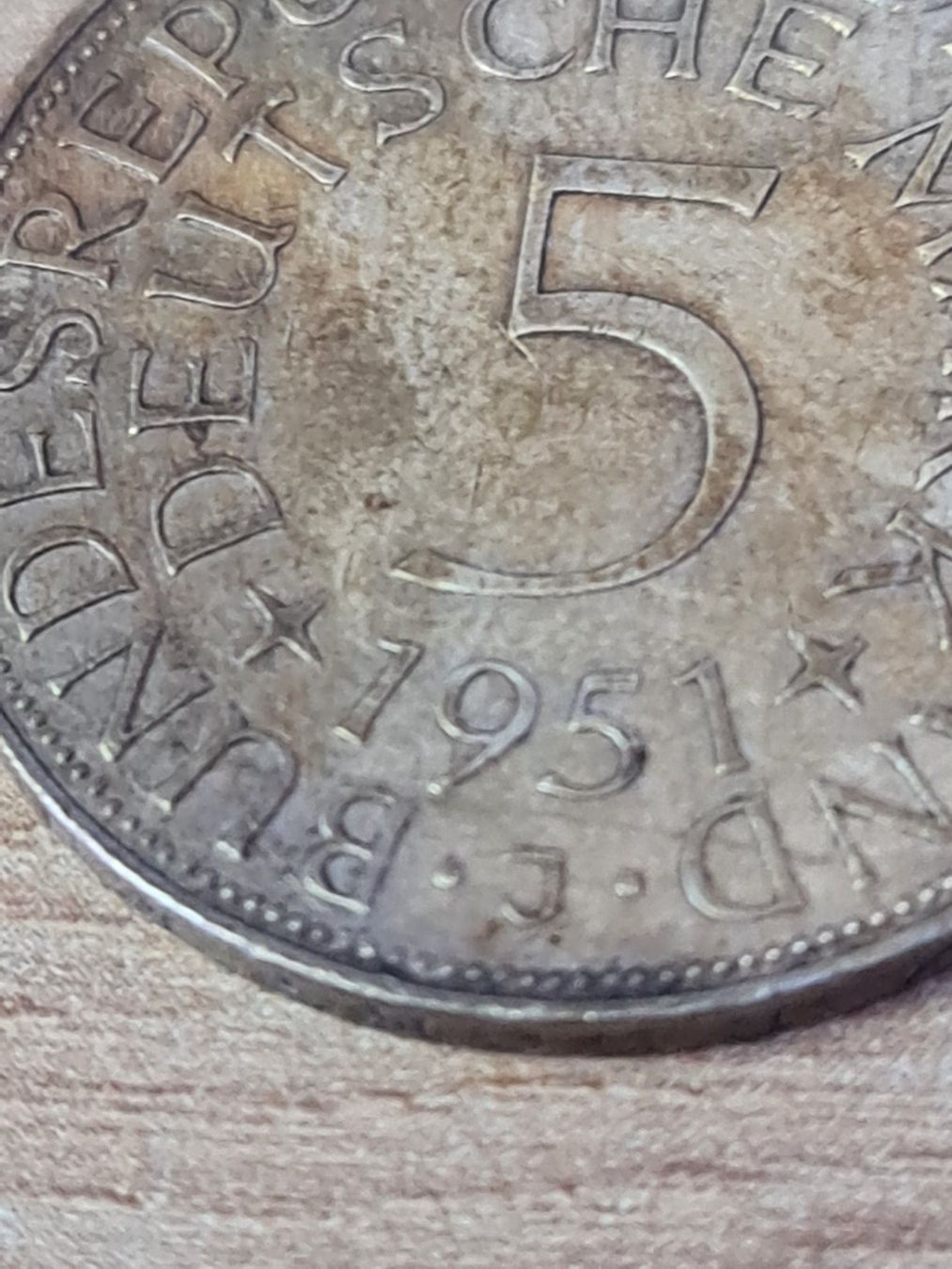 Tutti le monete: DEUTSCHE 5 MARK SILBERMÜNZE 1951 J – Usato da Windisch venduto da MarcelS01 2