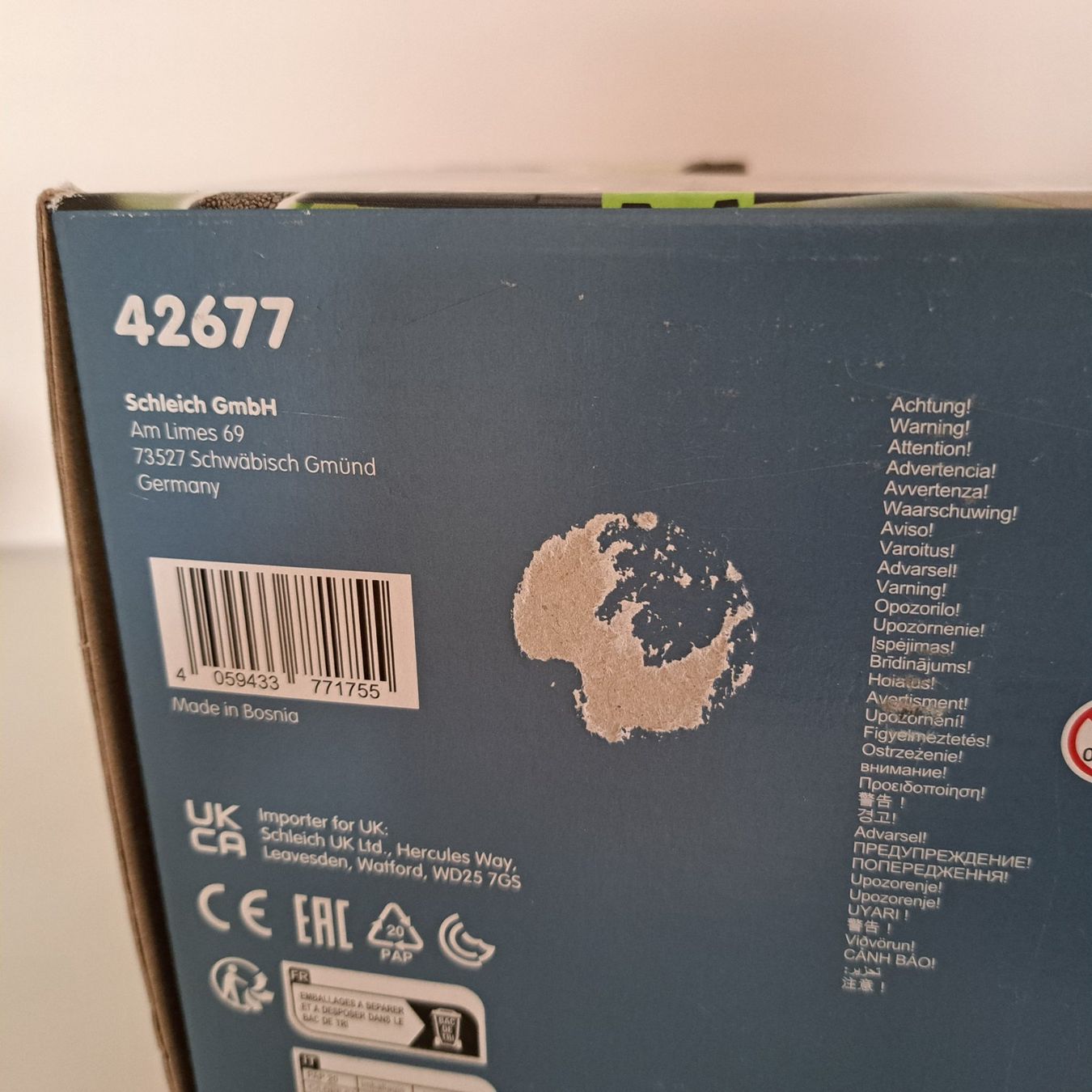 Schleich Giocattoli: Schleich 42674 Eldrador: Lavahyäne + 42677 Steinchamäleon, – Nuovo e nell'imballaggio originale da Langendorf venduto da thesi246 6
