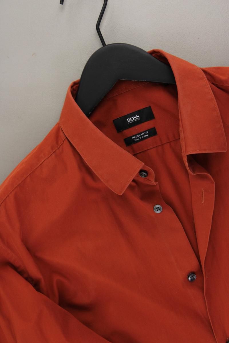 Hemden: BOSS by Hugo Boss Langarmhemd orange – Gebraucht aus Neustadt an der Waldnaab von SecondLifeFashion 1