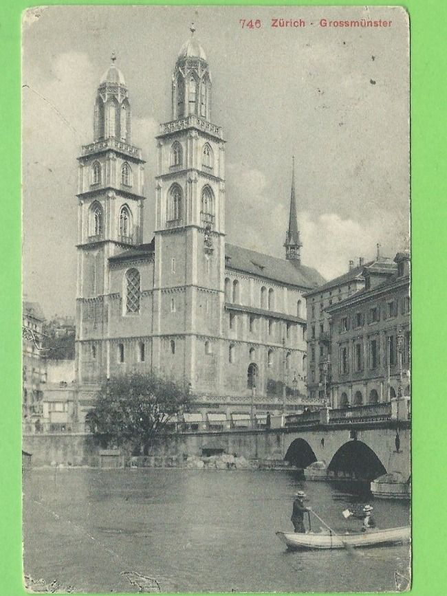 Cartes postales: Zürich - Grossmünster – D'occasion à Zürich par t24_de