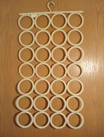 Ikea 28-Haken-Schal- und Krawatten-Organizer Beige