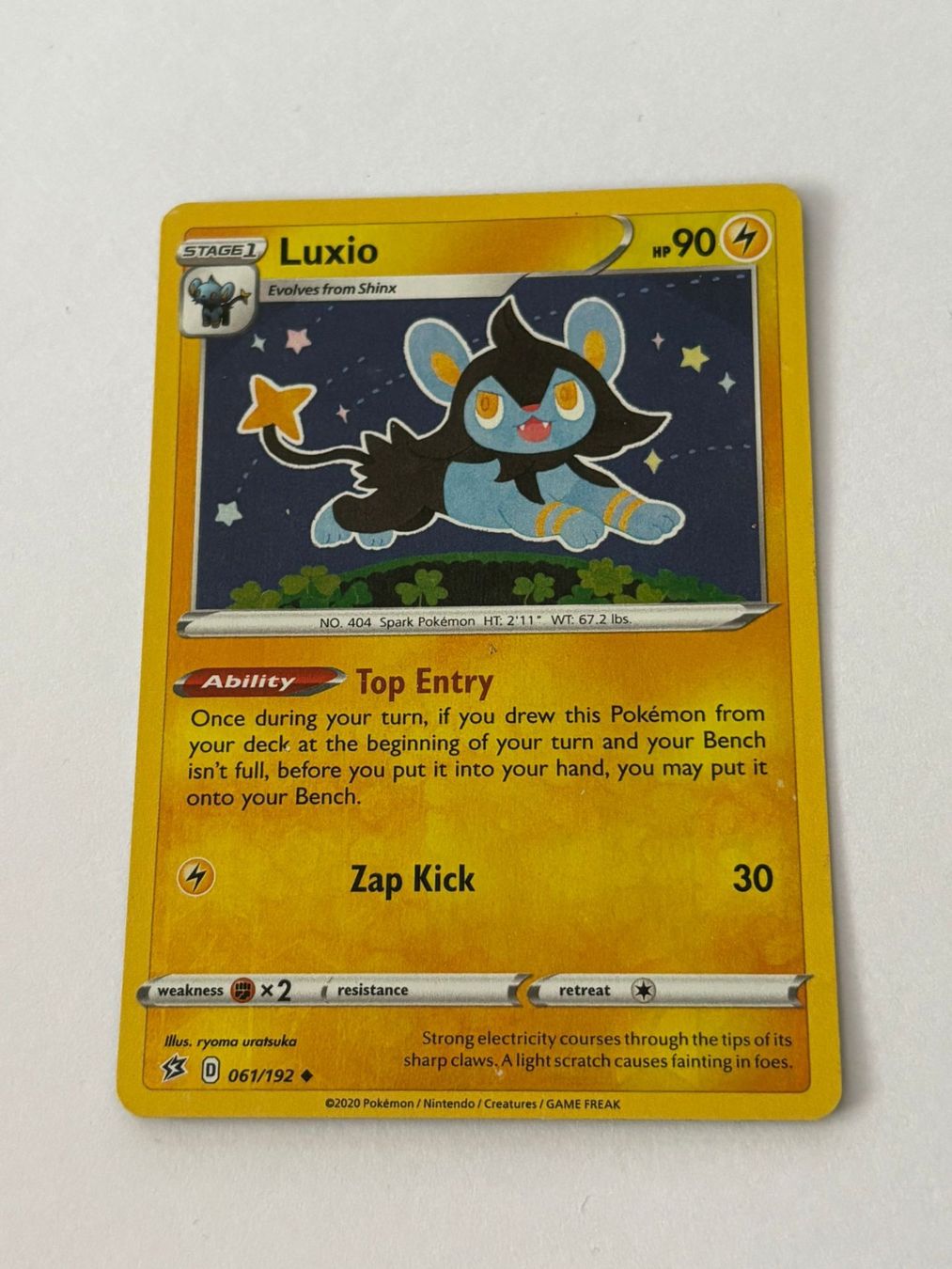 Pokémon Carte collezionabili: Luxio 061/192 – Usato da Herisau venduto da Seyashop_2