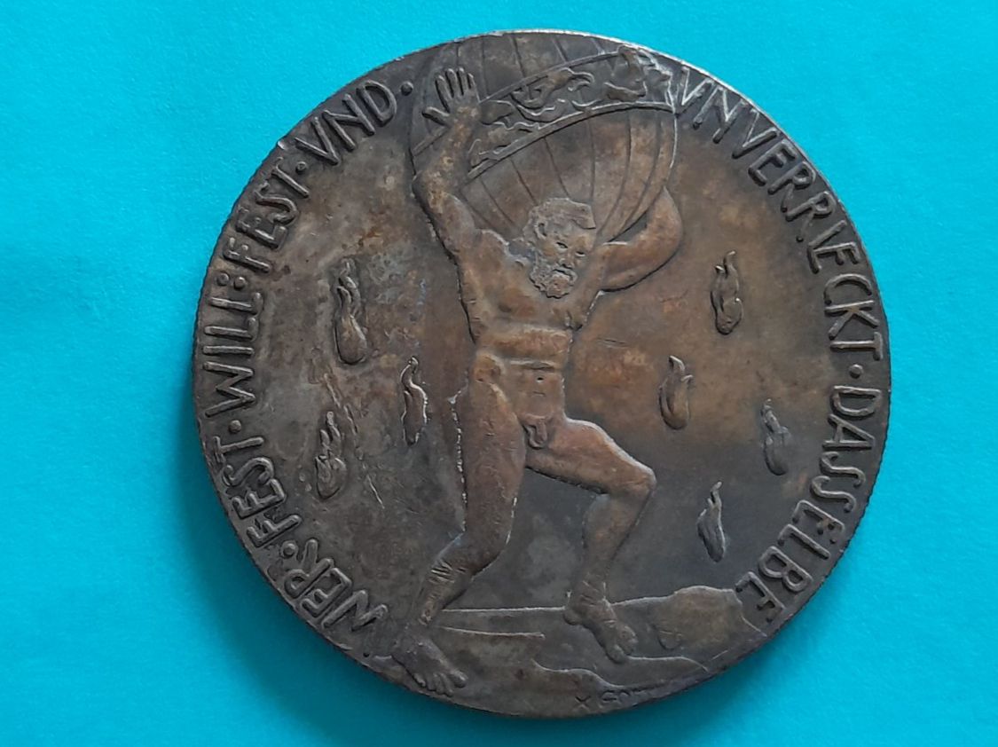 Medaglie: Medal August 1914, outbreak WWI, 40mm – Usato da Aarau venduto da Reto_BA_01 1