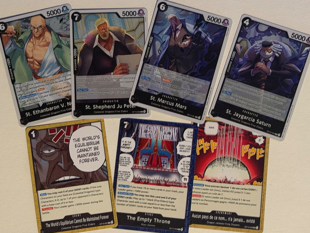Bandai Carte collezionabili: One Piece TCG Five Elders Meta Karten Set OP13 – Usato da Bern venduto da mura_shop