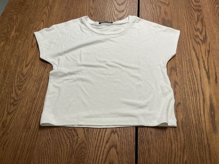 Weisses T-Shirt, Grösse M Zara