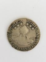 Bolivien 4 Soles 1830, Silber Münze (WA1) 