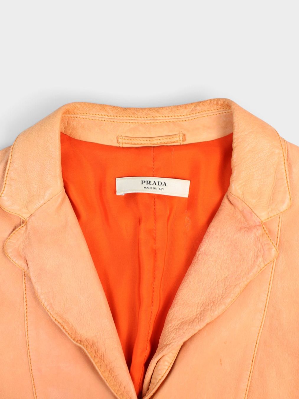 Prada Giacche: Prada Leather Blazer – Usato da St. Gallen venduto da look-twice 6