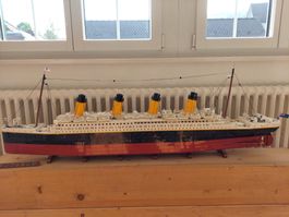 Lego Titanic aufgebaut m/Originalschachtel u Bed'anleitungen