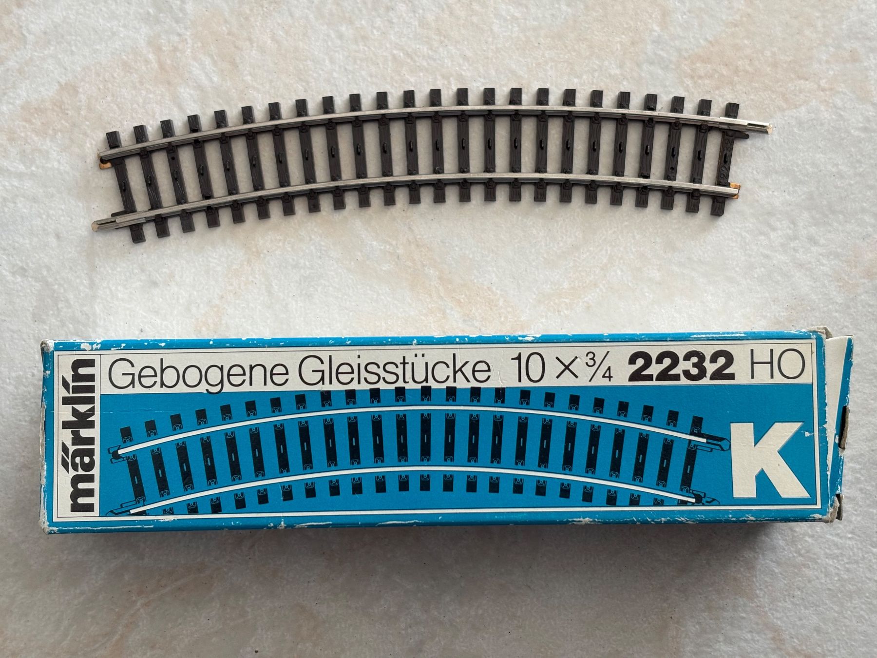 Märklin Modellini di ferrovie: Marklin 2232 gleis K – Nuovo (secondo la descrizione) da Hauterive NE venduto da eriamch