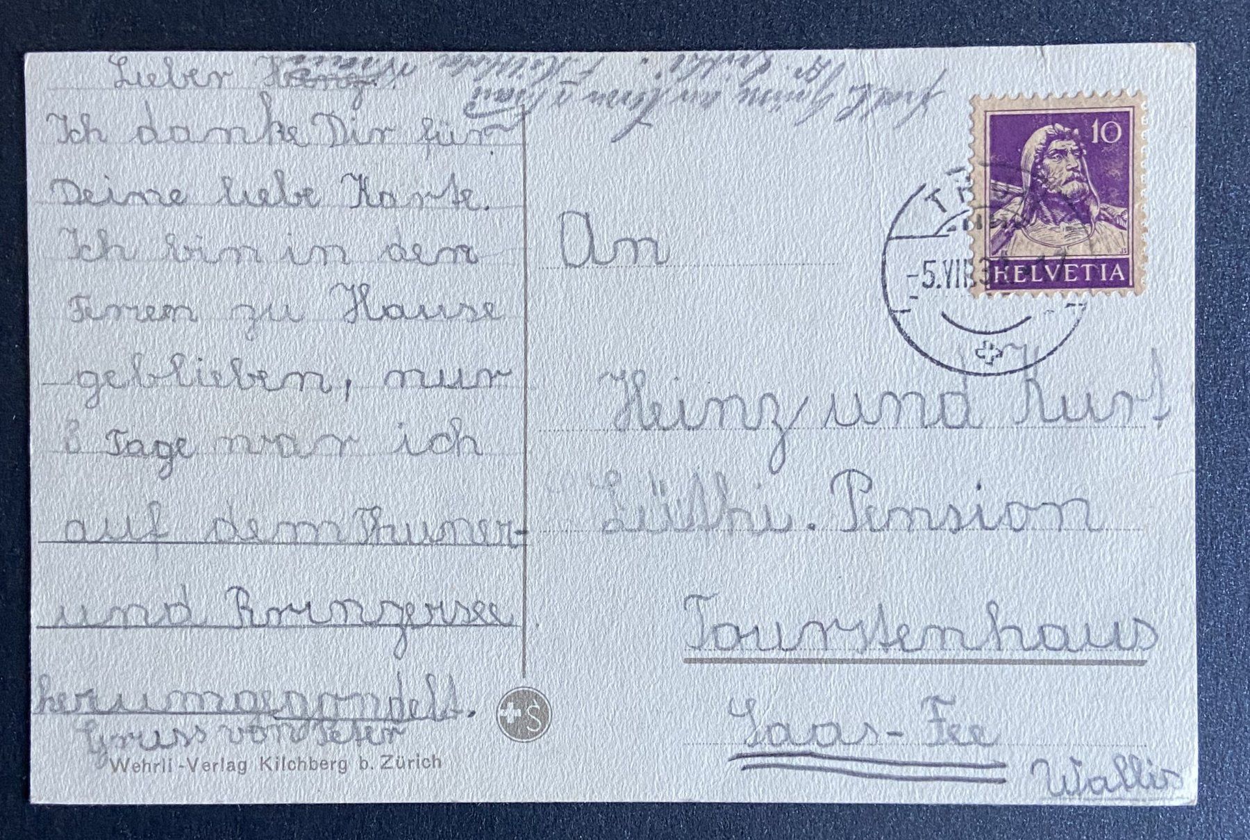 Cartoline postali: AK Thun Schloss und Blüemlisalp – Usato da Böckten venduto da Hansi36 1