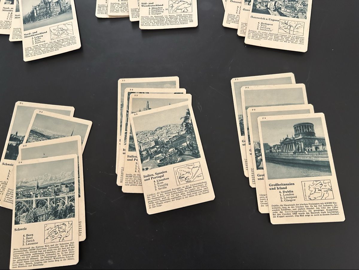 Spiele: Antikes HAUSSER QUARTETT von 1930 – Gebraucht aus Zumikon von tuna007 3