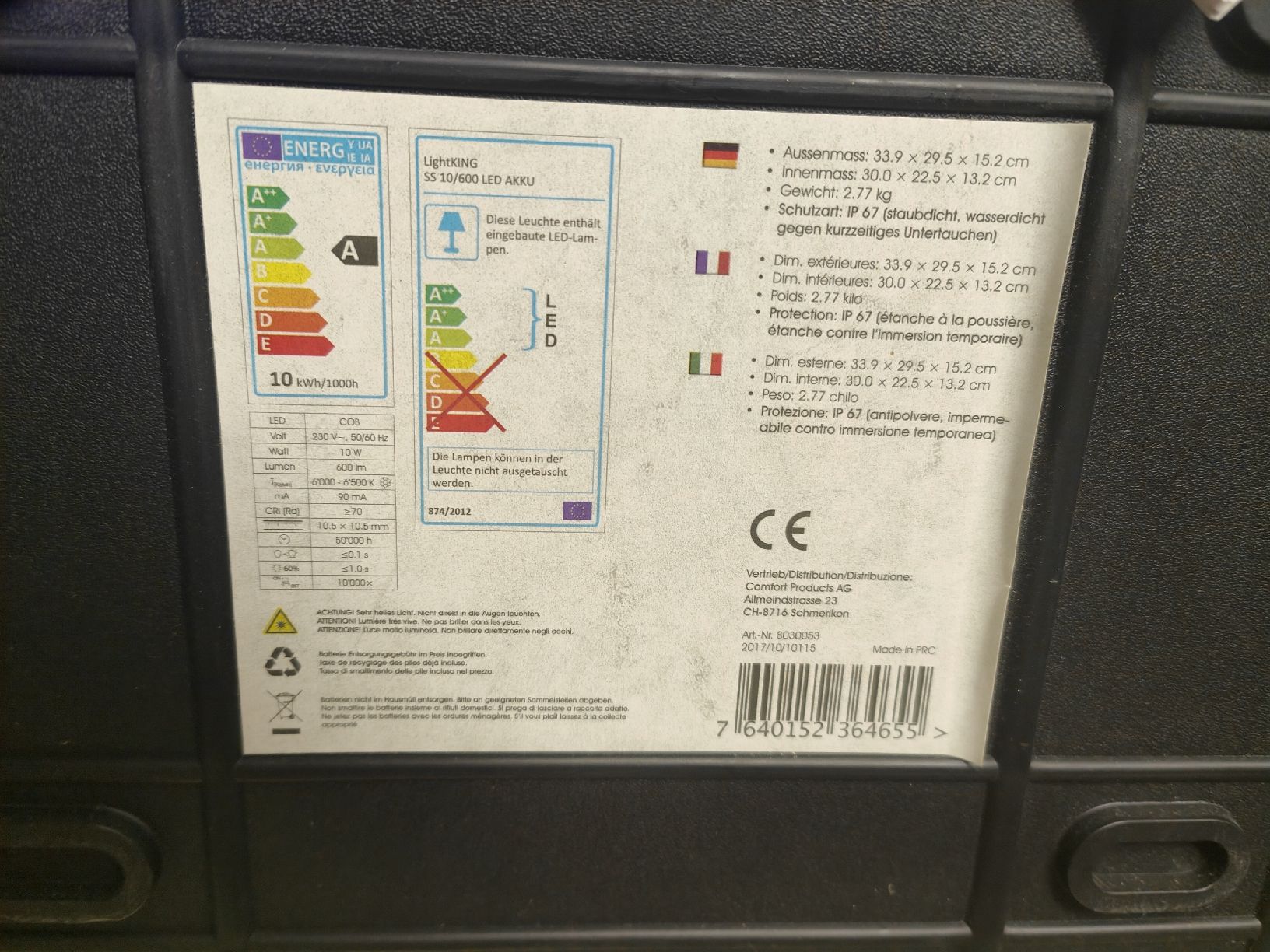 Lampade: led lampe mit akku intergriert – Nuovo (secondo la descrizione) da Schöftland venduto da magicX01 6