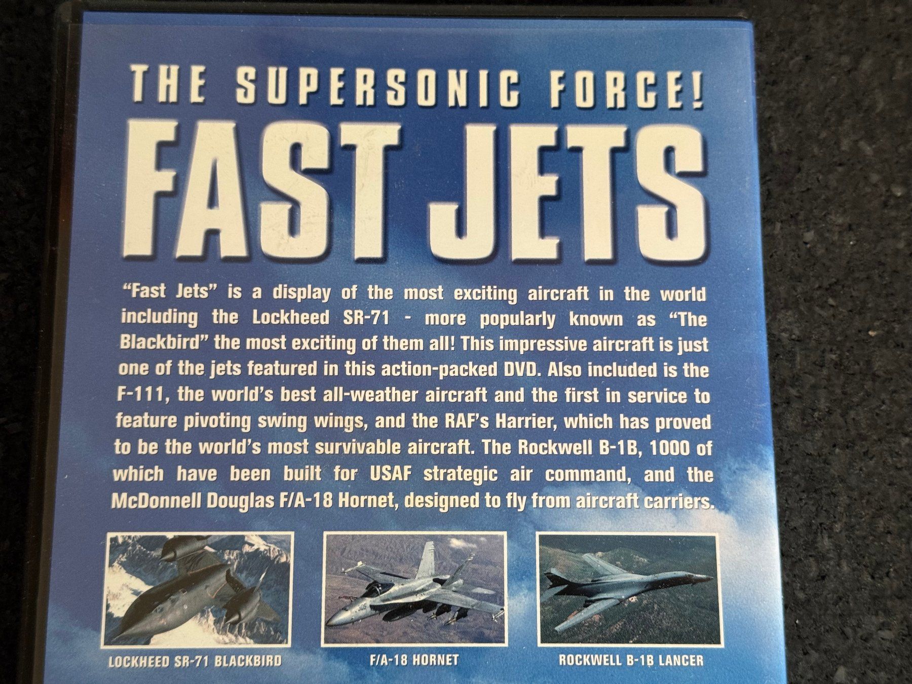 Tutti i DVDs: Fast Jets "the supersonic force" DVD EN – Usato da Fribourg venduto da tschjoly 4