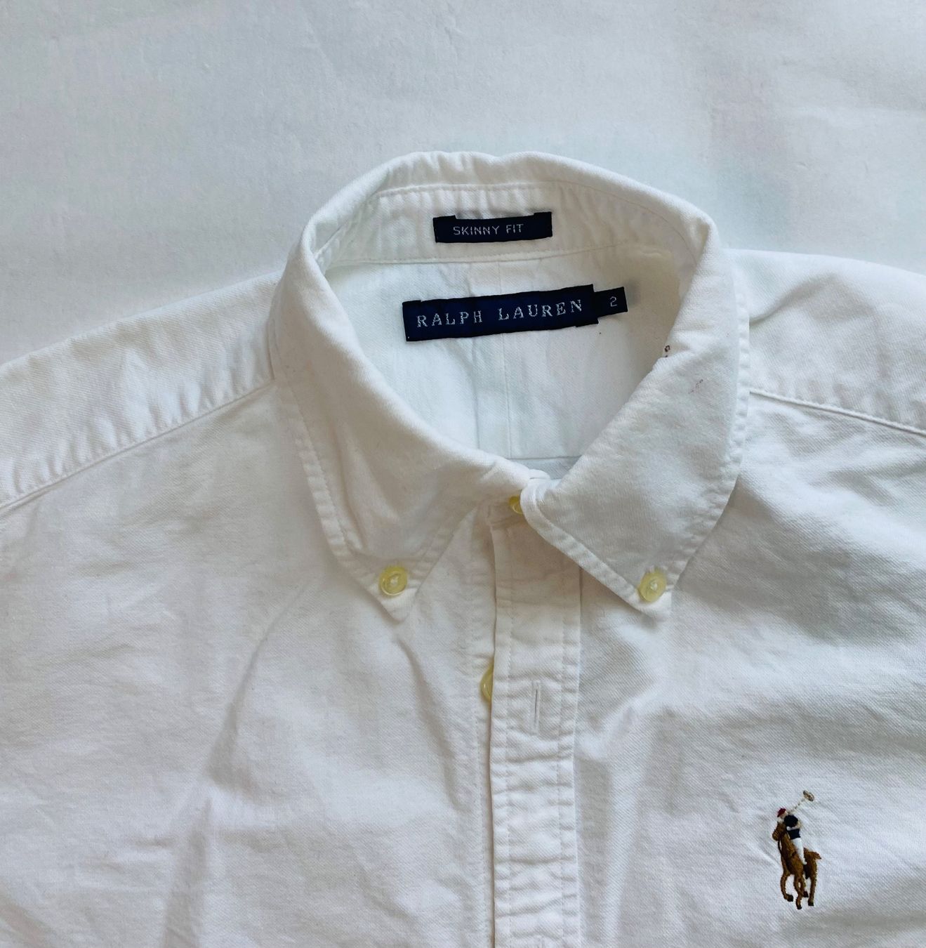 Ralph Lauren Camicette: Schickes weisses Ralph Lauren Hemd, Gr. 34 – Usato da Mellingen venduto da noencuentro 2