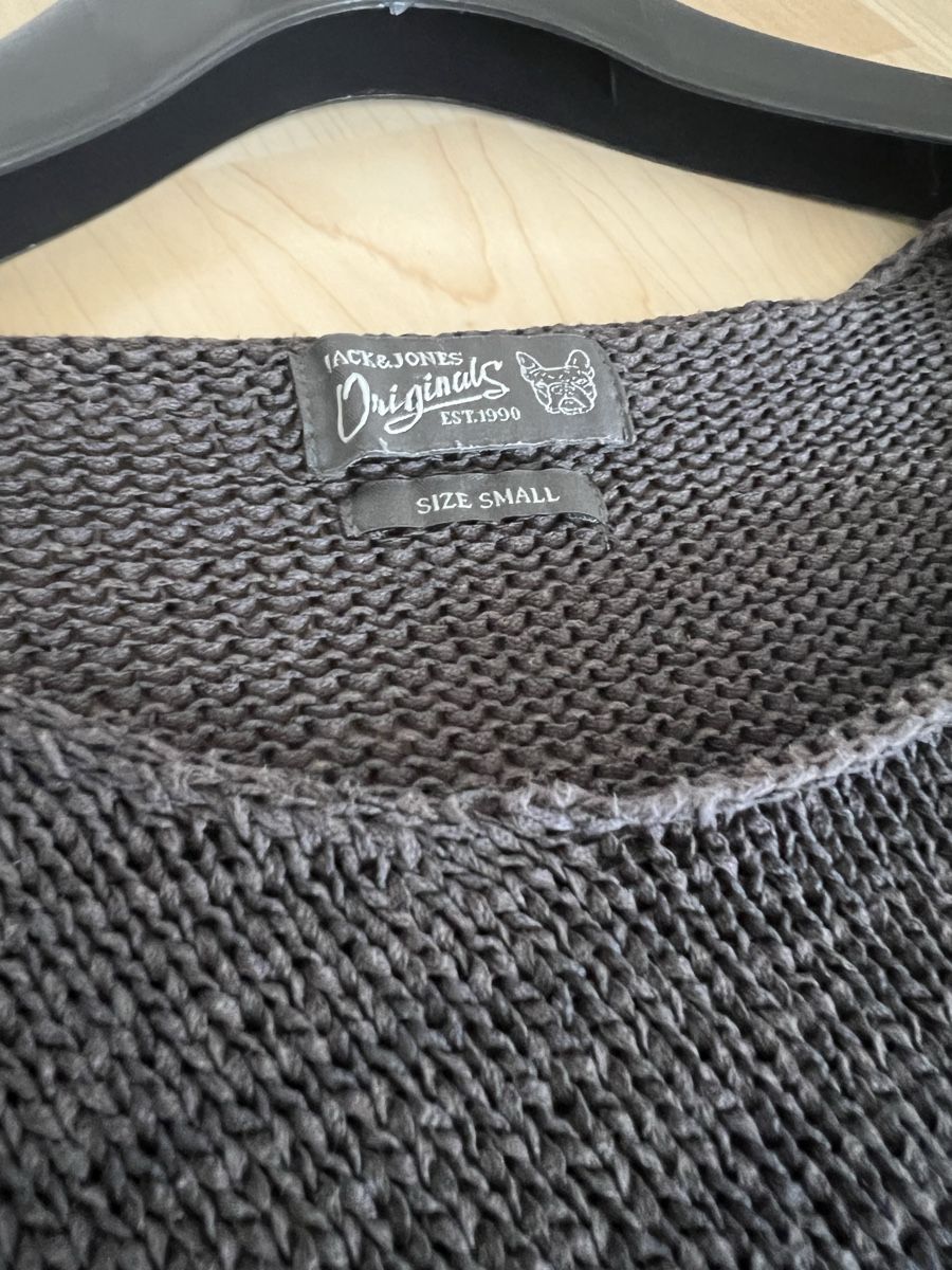 Jack & Jones Maglioni & Felpe: Jack & Jones Strickpullover mit Löchern, Grau, Grösse S – Nuovo (secondo la descrizione) da Winterthur venduto da ChicMarkt 3