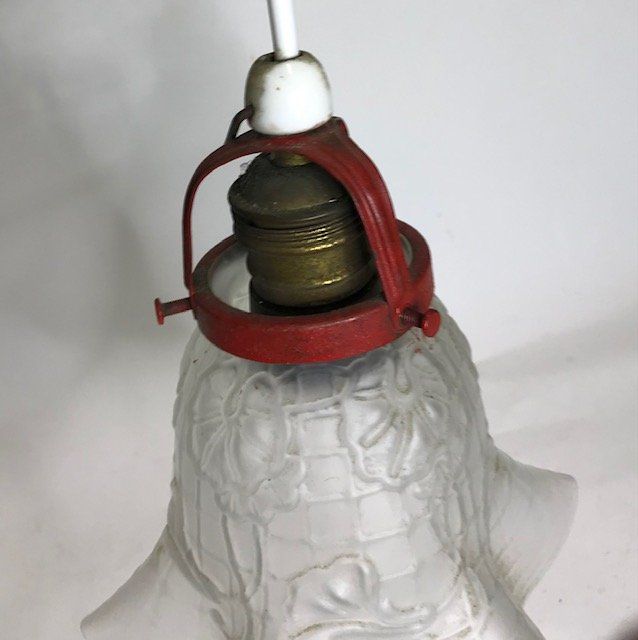 Lampade: Tulpenform Glas Lampenschirm 20er – Usato da Zürich venduto da gigimai67 2