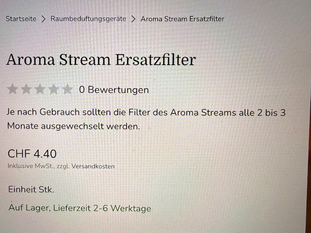 Duftöldiffusoren: Aroma Stream - Aroma Diffuser - feeling - Zauber der Düfte – Neu (gemäss Beschreibung) aus Lostorf von Nick1258 6