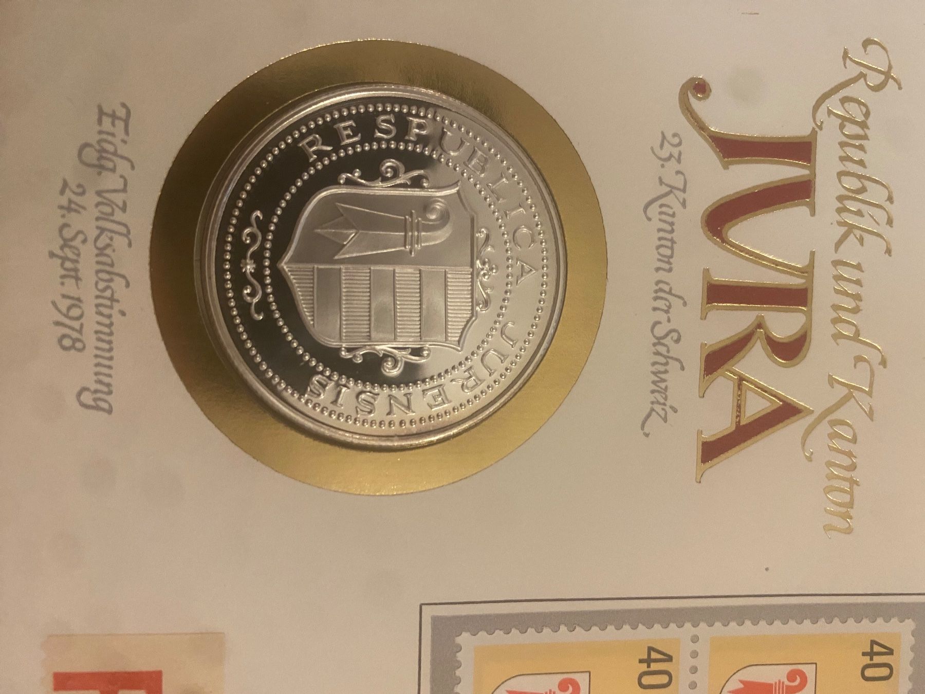 Medaglie: Numisbrief Jura – Nuovo e nell'imballaggio originale da Muralto venduto da Alex1912 1