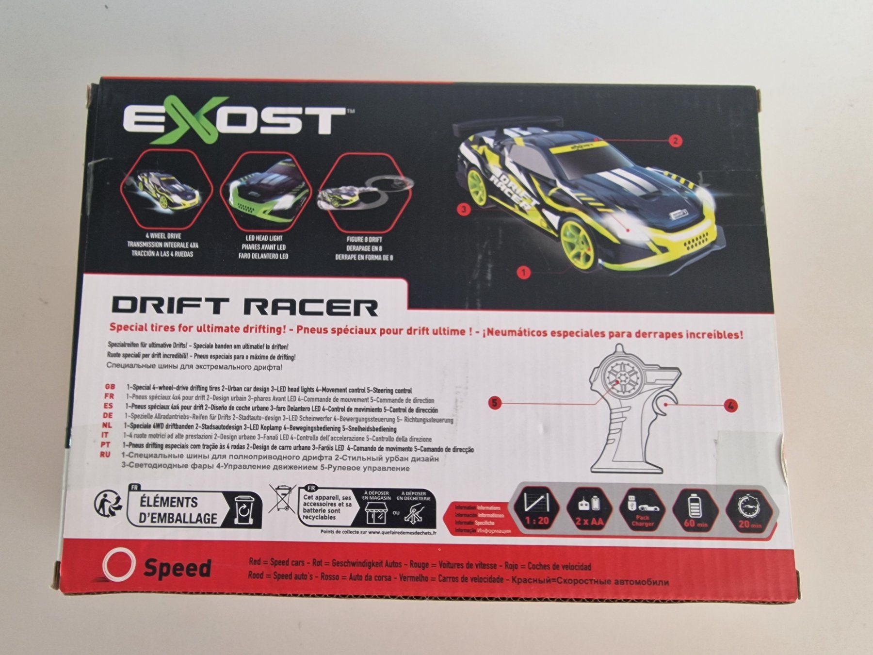 Modellismo RC: Exost Drift Racer,  Ferngesteuertes Auto Neu – Nuovo e nell'imballaggio originale da Oberuzwil venduto da aseinkaufswelt 1