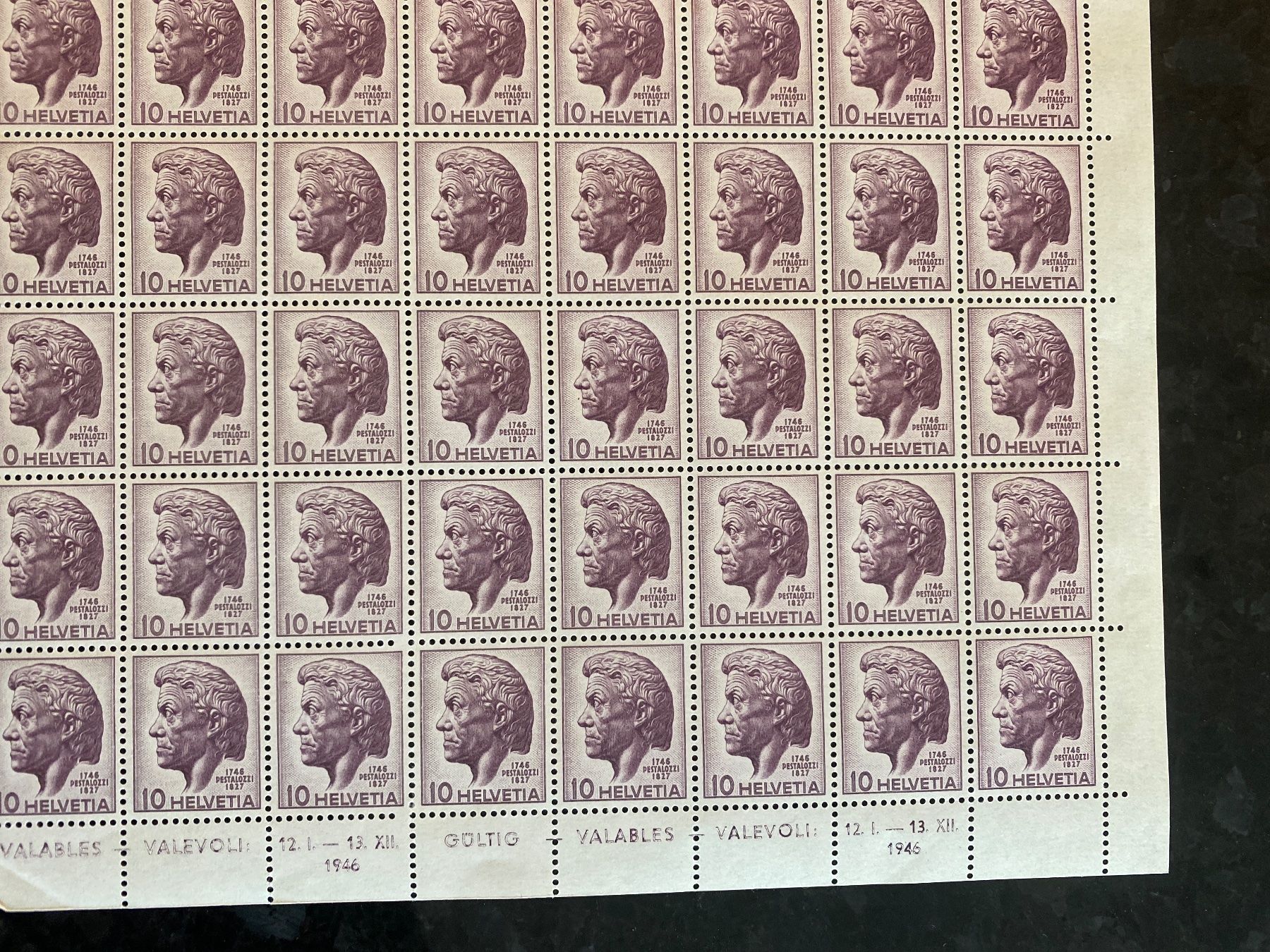 Tutti i francobolli: 21.55Fr Alte Frankaturware postfrisch ungestempelt Sammlung – Nuovo (secondo la descrizione) da Wil SG venduto da Chefsugus 7