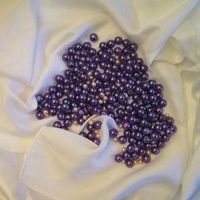 Perles en verre et d'eau douce roses