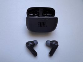 Kopfhörer JBL Wave Beam 2 schwarz mit ANC Neuwertig