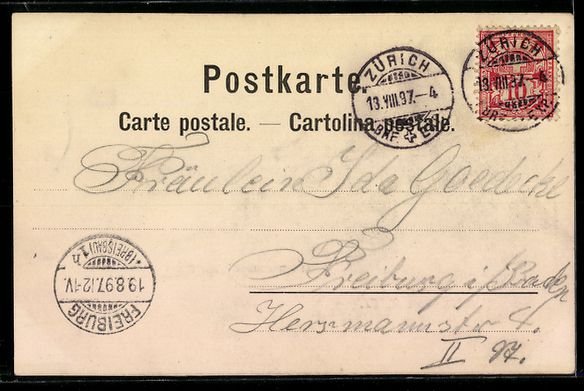 Cartoline postali: Basel, Alte Rheinbrücke mit Gross-Basel – Usato da Berlin venduto da bartko-reher 1