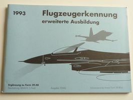 Reglement Flugzeugerkennung Schweizer Armee 1993 erweiterte