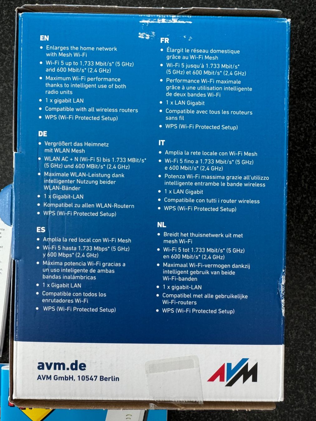 Avm WiFi: Fritz Repeater 2400 – Usato da Niederhasli venduto da Berno 5