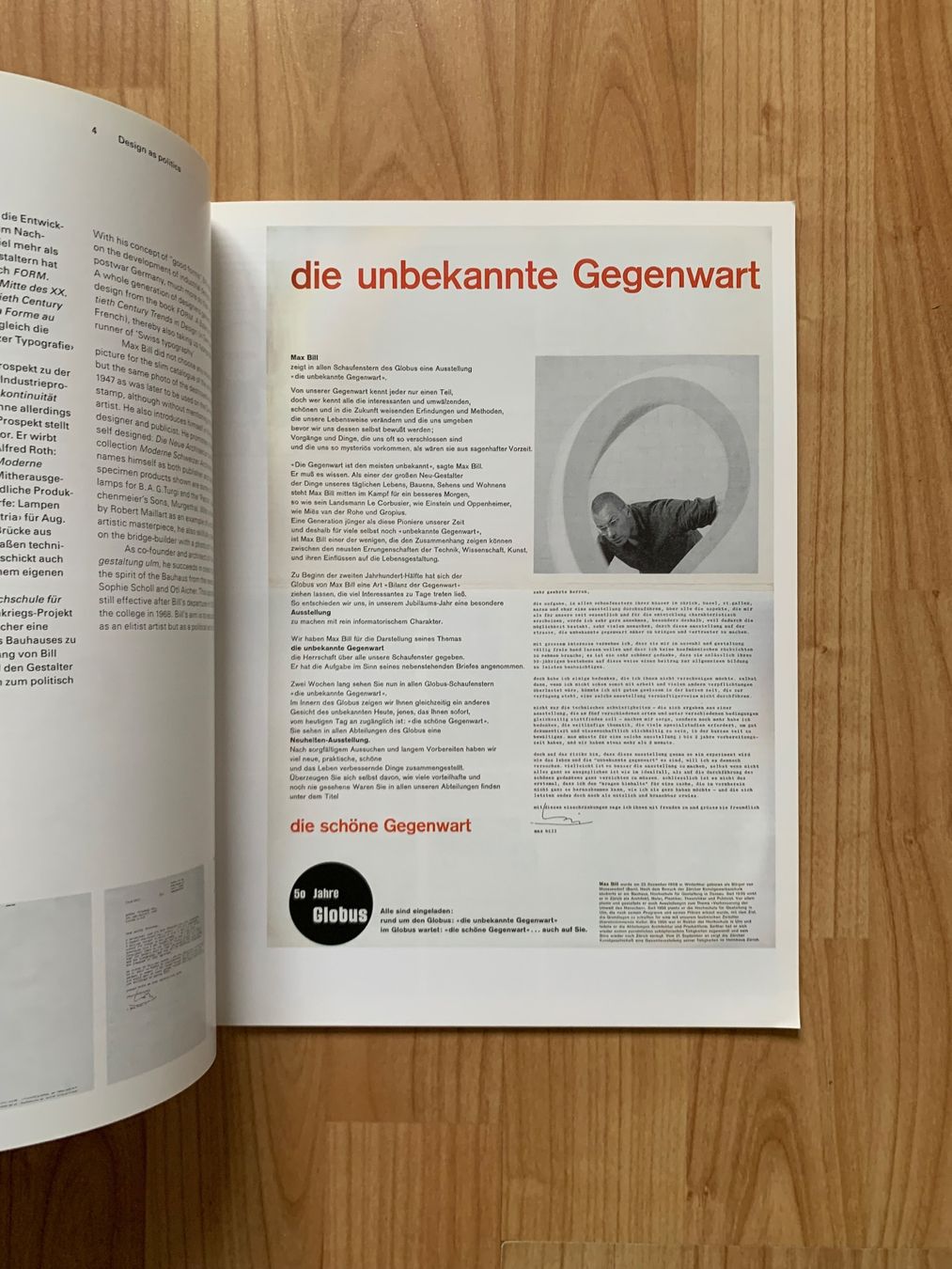 Libri: Typografische Monatsblätter Sondernummer Max Bill – Usato da Obfelden venduto da Zocci 1