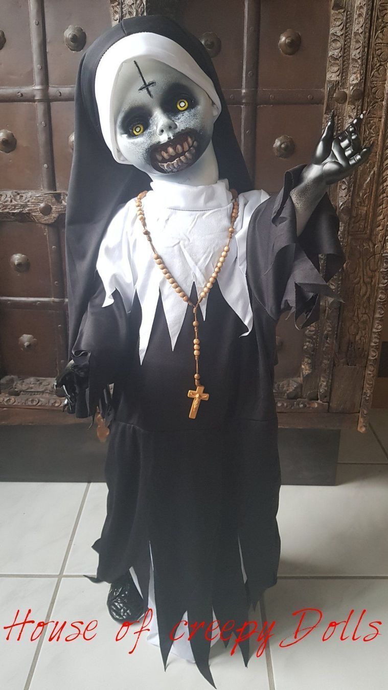 Puppen: HALLOWEEN/ HORROR GRUSEL NONNE – Neu (gemäss Beschreibung) aus Root von LifestyleAccessoires 7