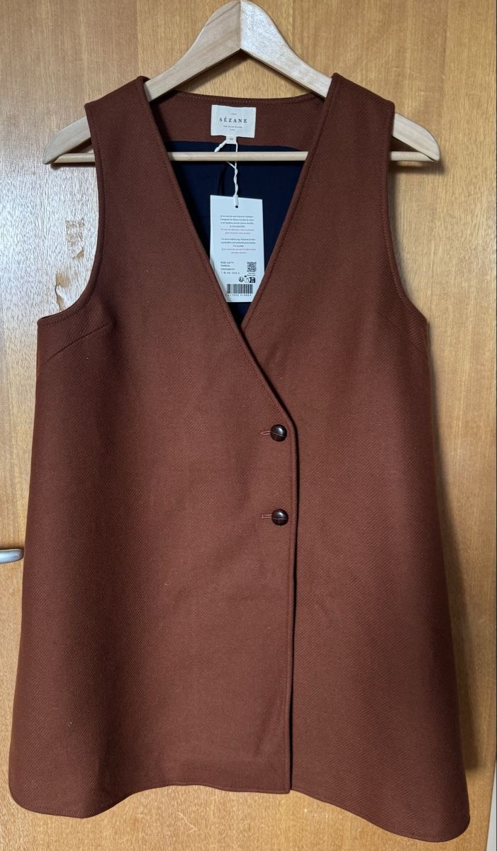 Sezane Vestiti: Robe Natty Sézane - marron – Nuovo e nell'imballaggio originale da Le Lignon venduto da mae_9hql