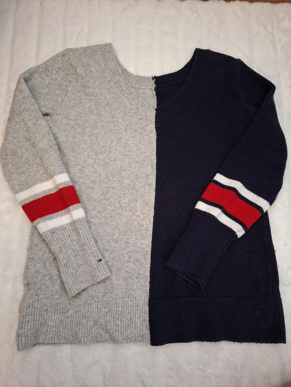 Tommy Hilfiger Maglioni & Felpe: Pull  Tommy Hilfiger Denim bicolore gris et bleu S – Usato da Renens VD venduto da ser_j2fn 8