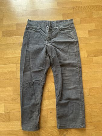 ARMANI JEANS cordhosen grau Herrengrösse 32 guter Zustand