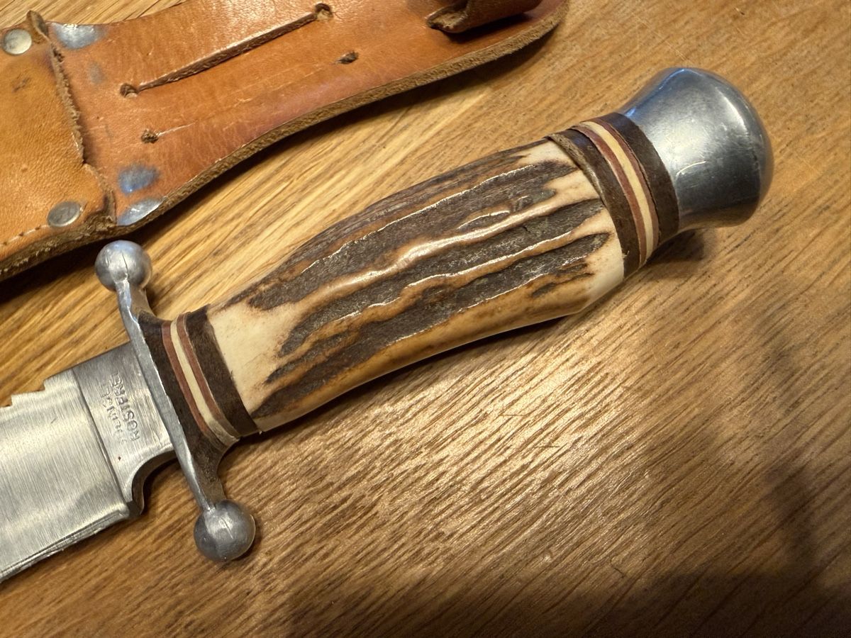 Solingen Accessori: Antikes Jagdmesser Jägermesser Messer – Usato da Goldach venduto da Messerguru 3