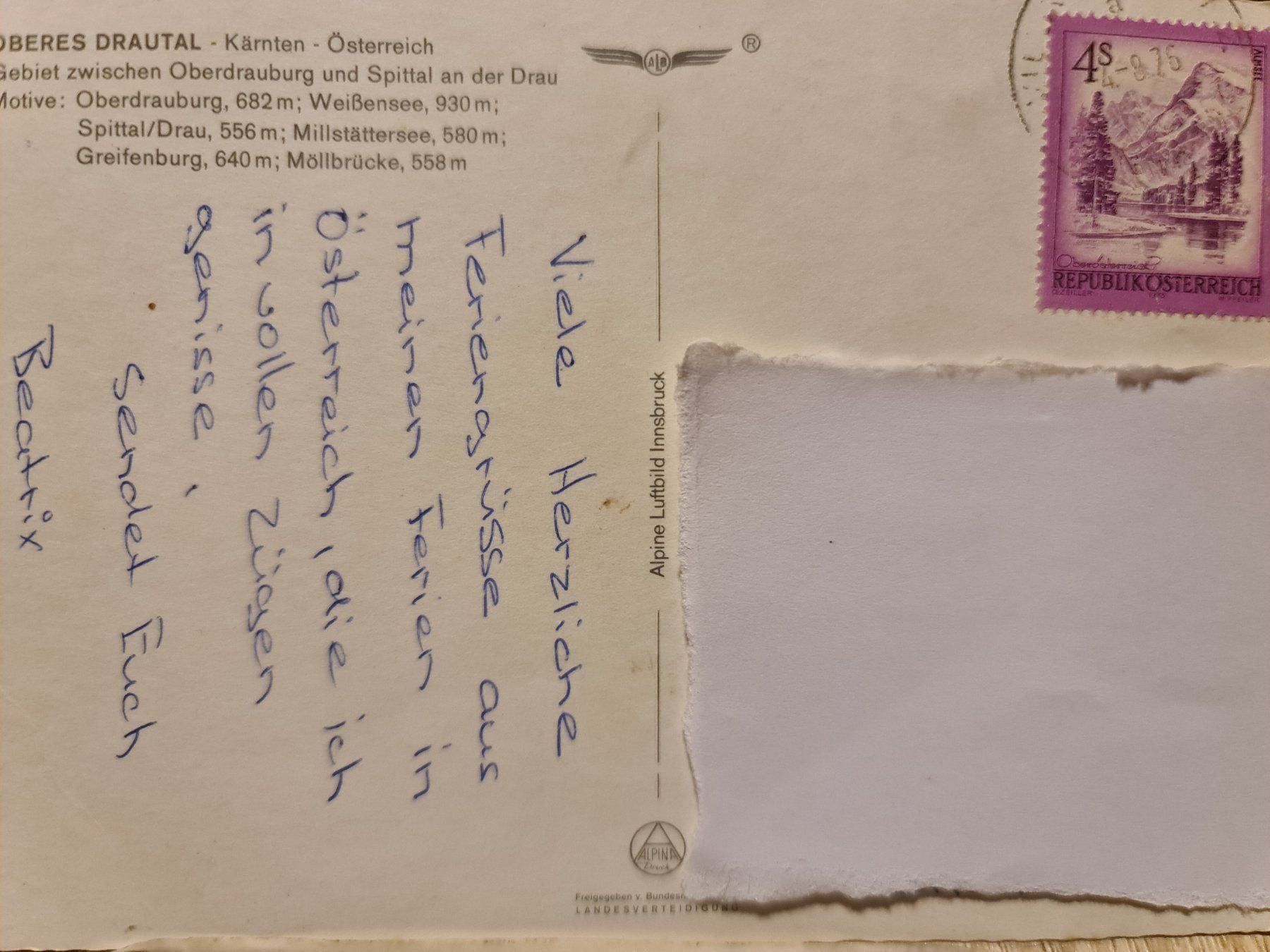 Cartoline postali: Ansichtskarte Kärnten – Usato da Dintikon venduto da Vexi 1