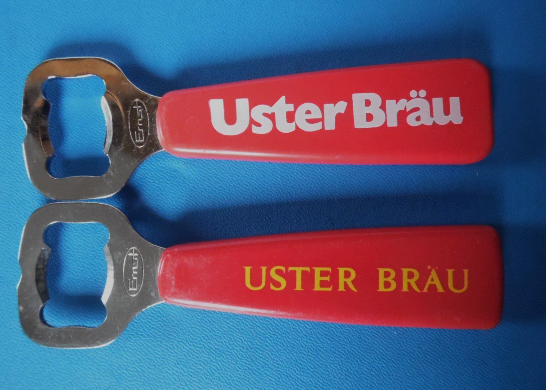 Apribottiglie & Tappi per chiusura: 2 Flaschenöffner Bier Brauerei Uster – Usato da Lichtensteig venduto da B-B-Bier