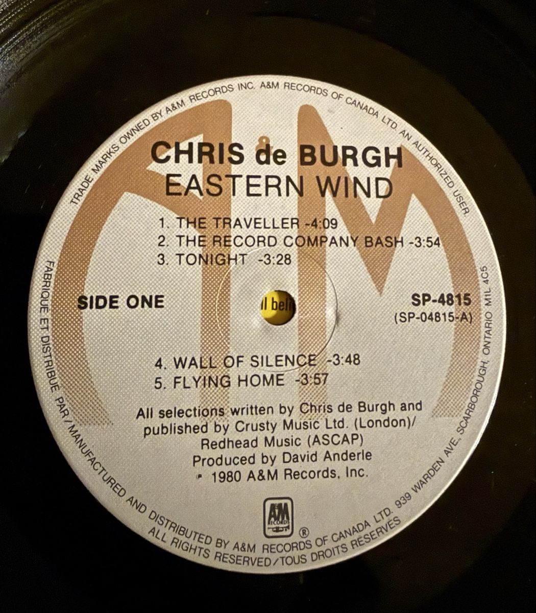Dischi in vinile: Chris de Burgh - Eastern Wind - Schallplatte – Usato da Goldach venduto da Messerguru 6