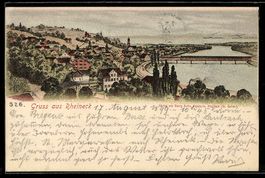 Rheineck /St. Gallen, Ortsansicht mit Se