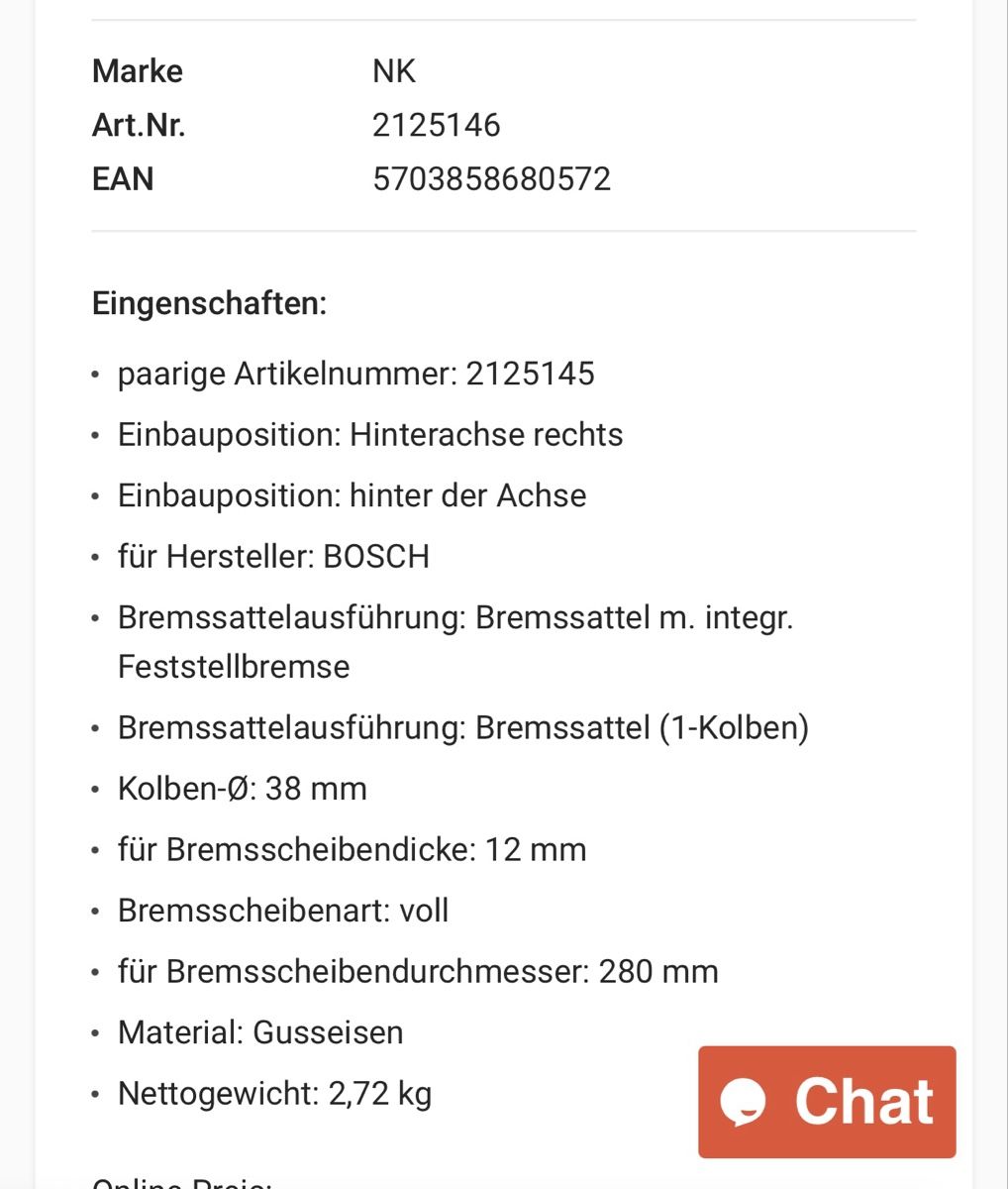 Ford Alle Autoersatzteile: Bremssattel Ford Mondeo Mk3 Kombi – Gebraucht aus St. Gallen von Gabver 5
