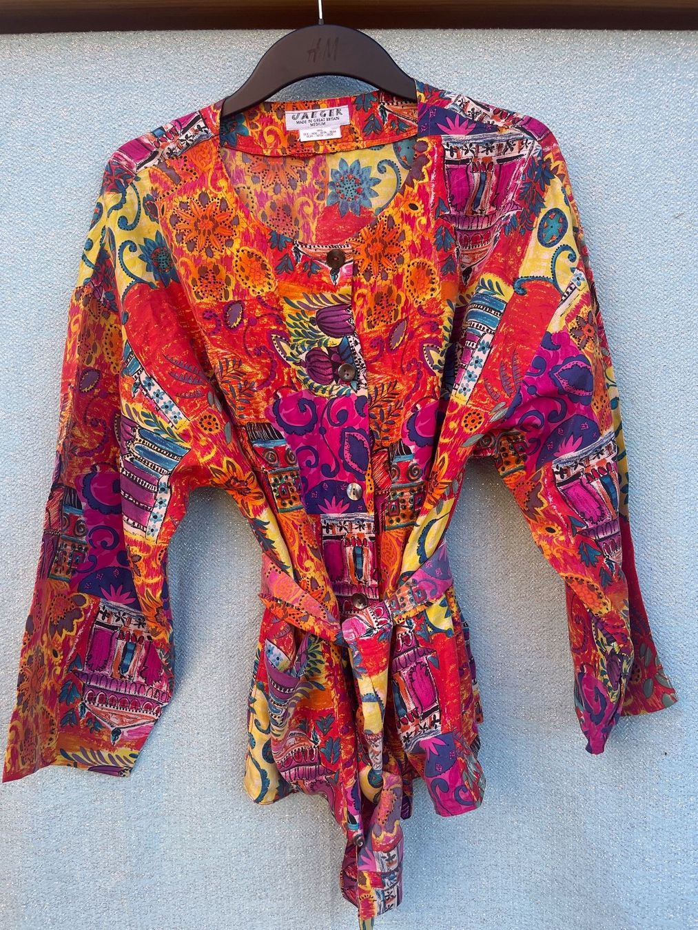 Camicette: Vintage JAEGER Bluse Gr. M 100 % Seide – Usato da Frasnacht venduto da GracyStore