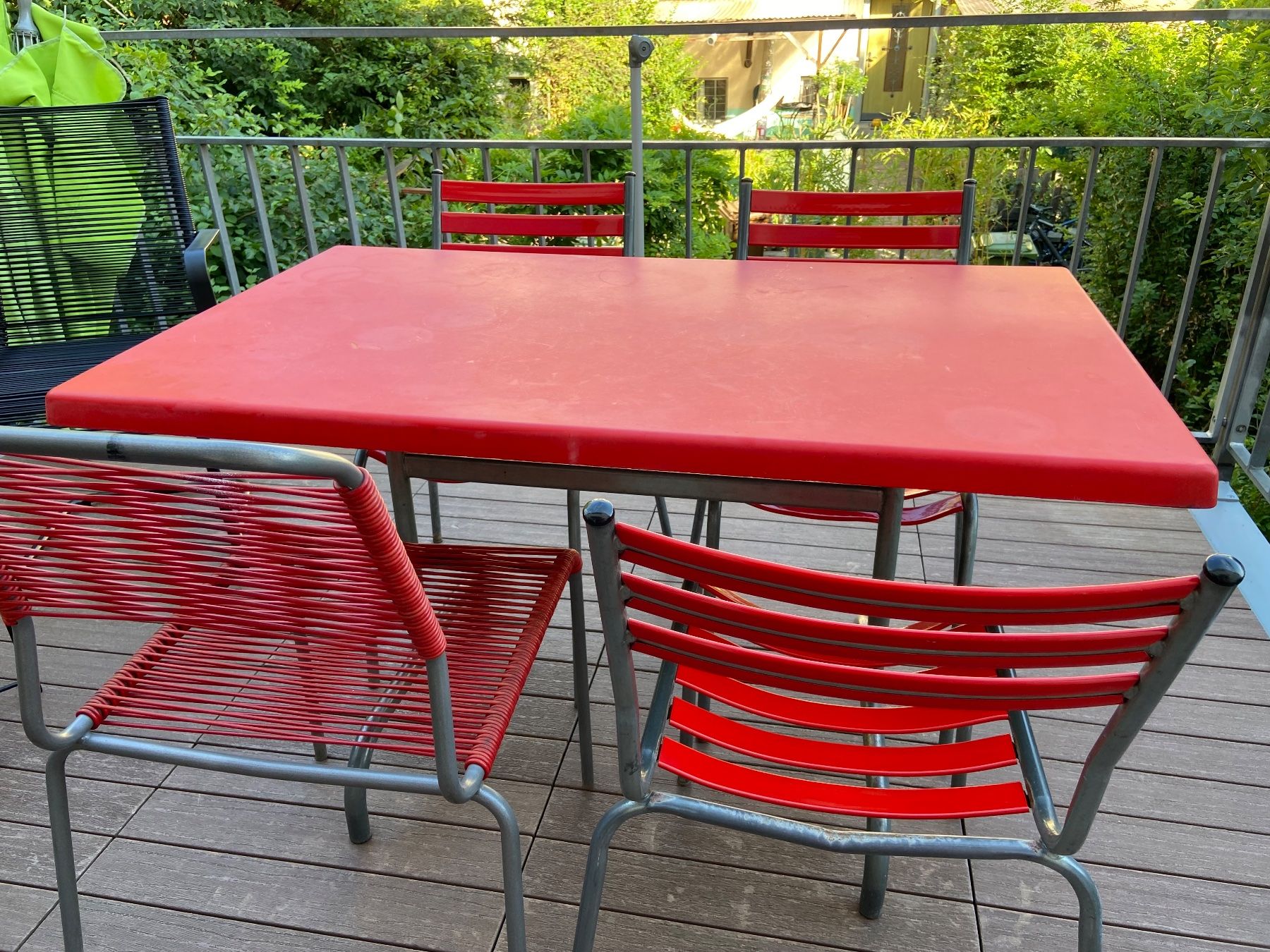 Bigla Tavoli: Super Gartentisch rot – Usato da Zürich venduto da carolinev1