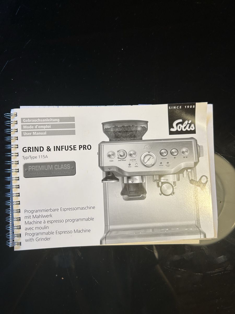 Solis Macchine per caffè & Macchine per espresso: Solis Espressomaschine Grind & Infuse Pro Typ 115A – Usato da Gossau SG venduto da 4Runner22RE 1