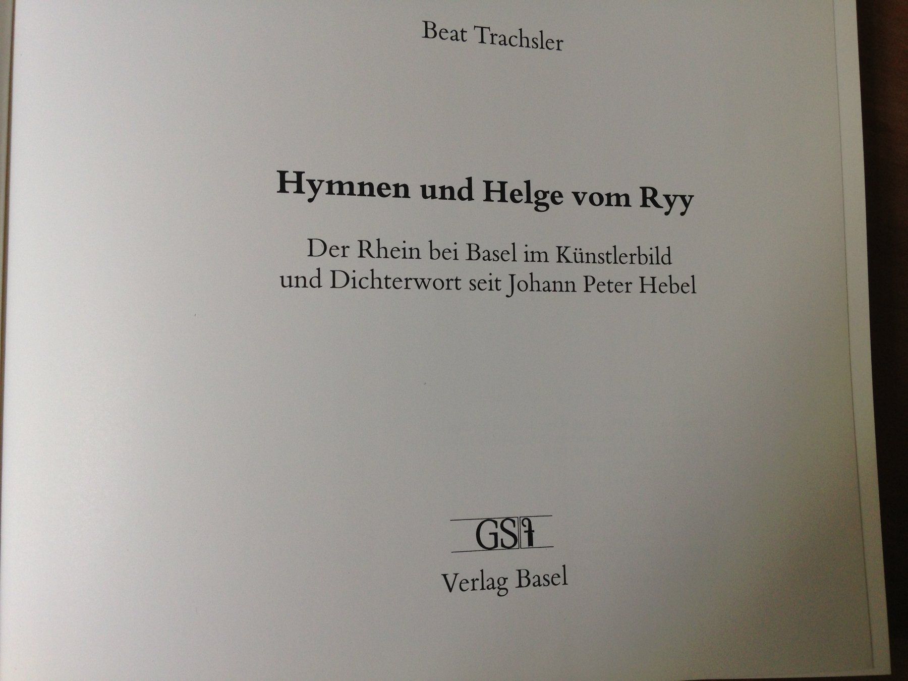 Libri: Basler Buch: Hymnen und Helge vom Ryy – Nuovo (secondo la descrizione) da Winterthur venduto da bgrpf 1