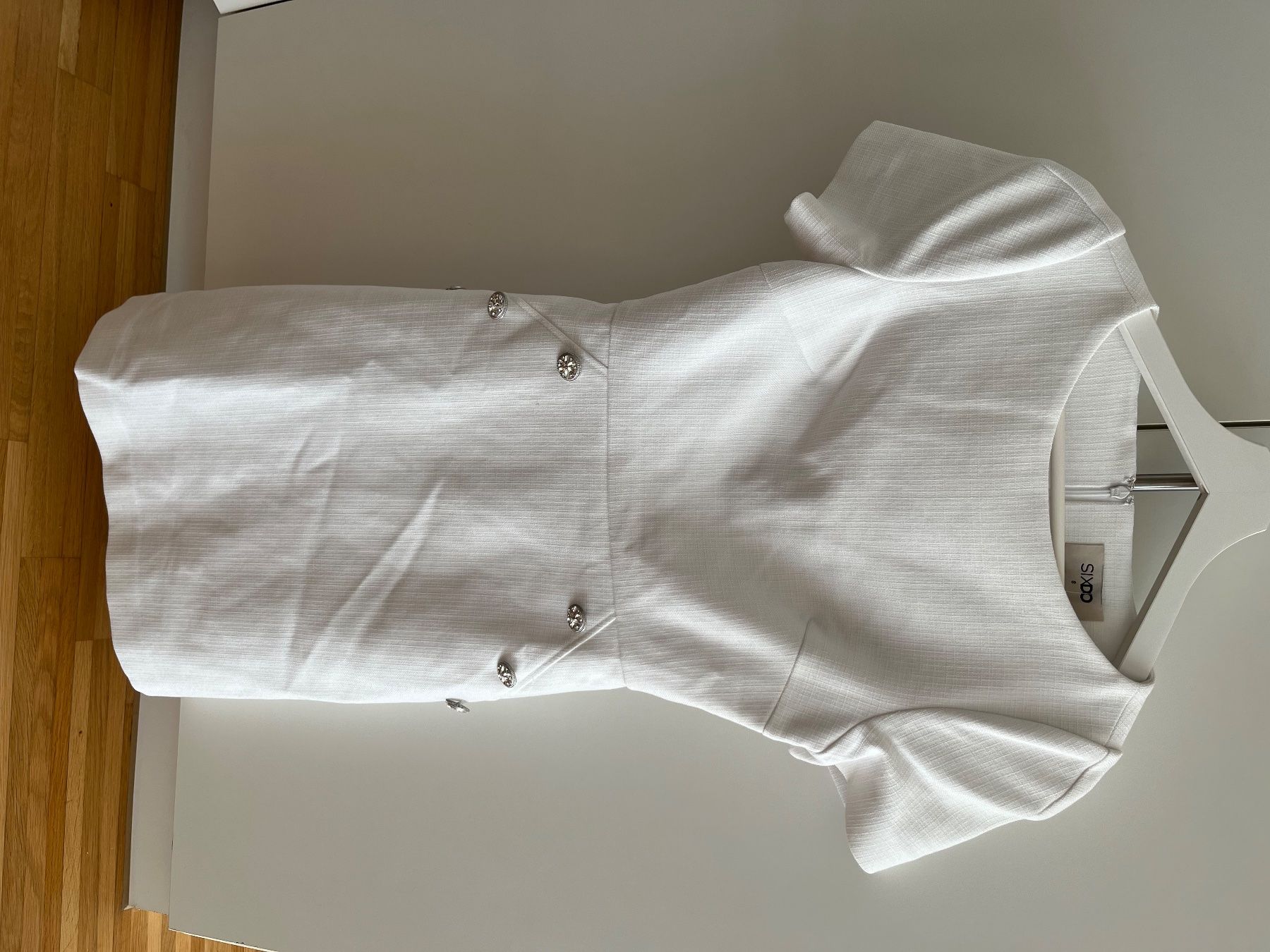 Vestiti: Cocktailkleid weiss Gr. S Sixdo – Usato da Root venduto da mele2013