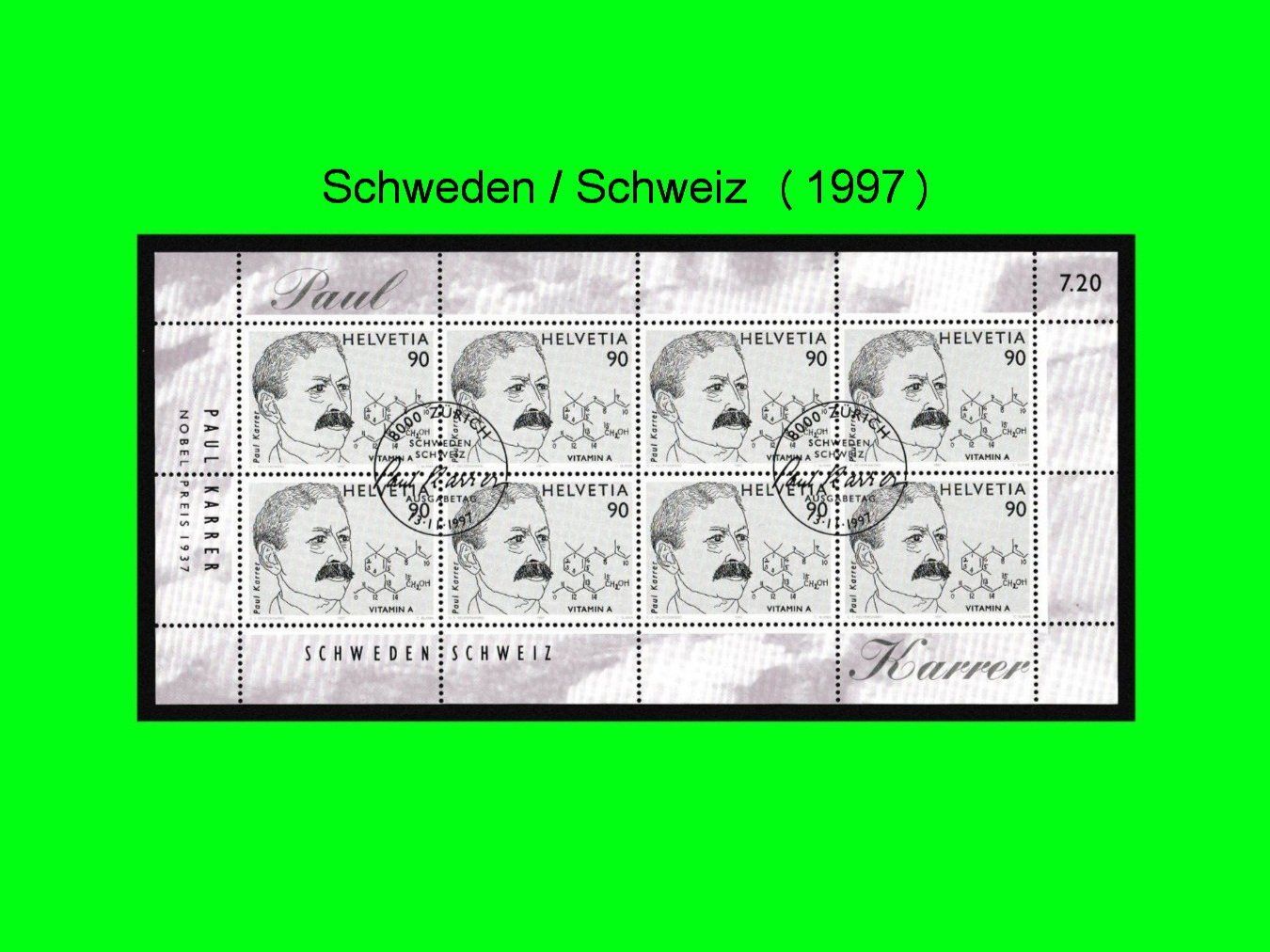 Tutti i francobolli: Bogen-Serie "Schweden - Schweiz" (1997) – Nuovo (secondo la descrizione) da Dübendorf venduto da chiara48 1