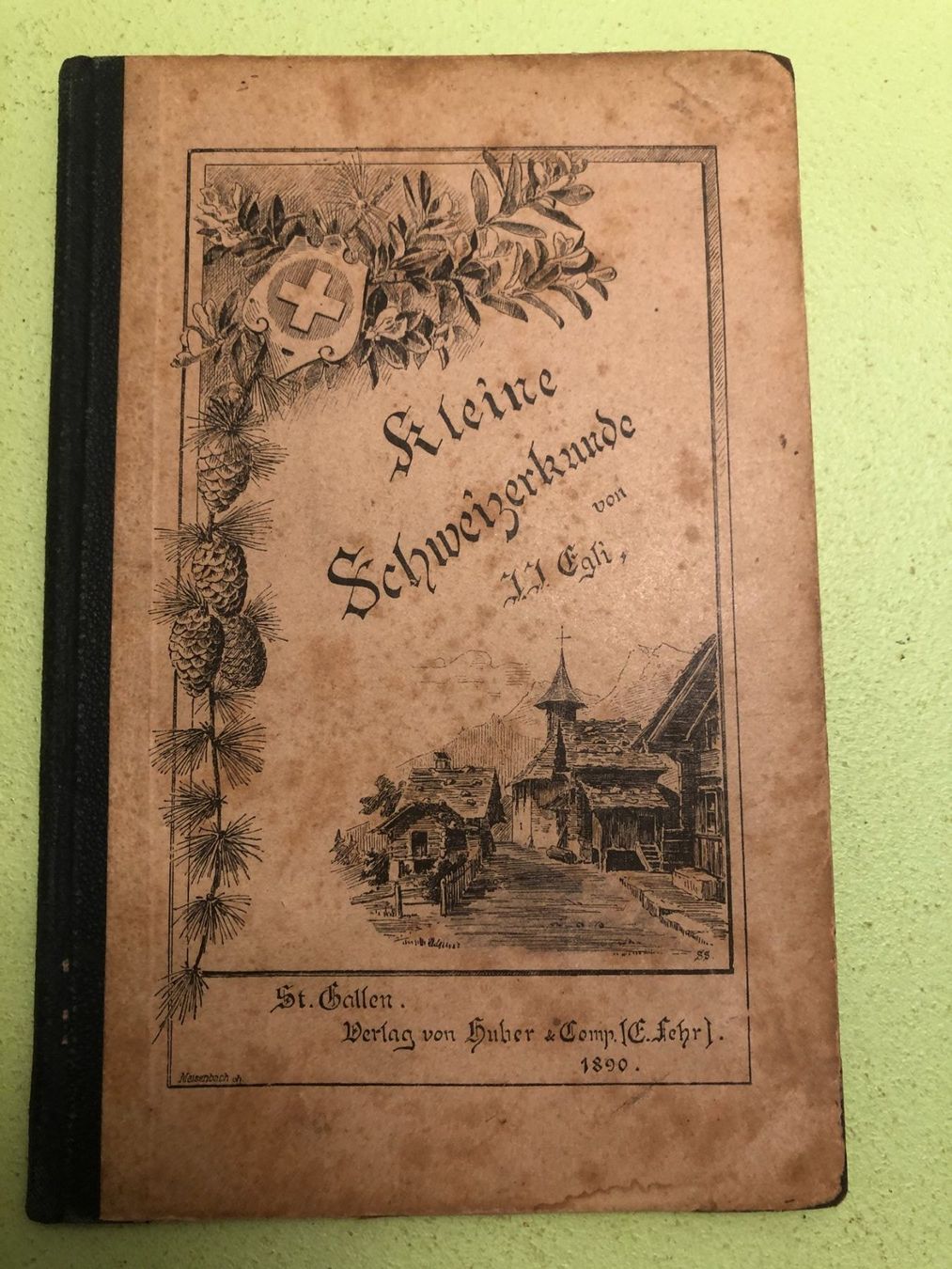 Libri: J.J. Egli: Kleine Schweizerkunde – Usato da Zürich venduto da allp