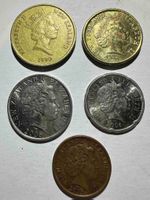Nouvelle Zélande 5 pièces 1990-2015 occasion
